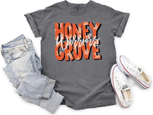 Honey Grove Warriors Star Tee