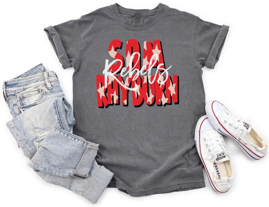 Sam Rayburn Rebels Star Tee