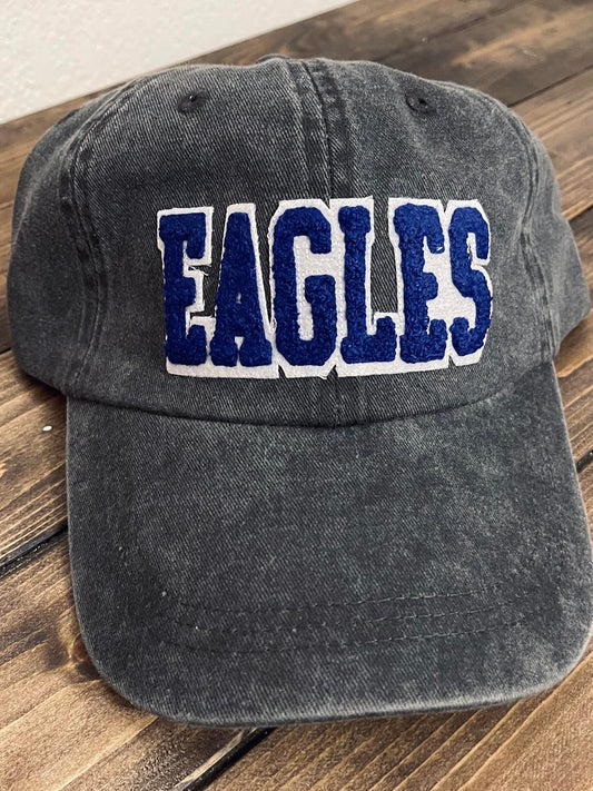 EAGLES - Vintage Chenille Patch Cap