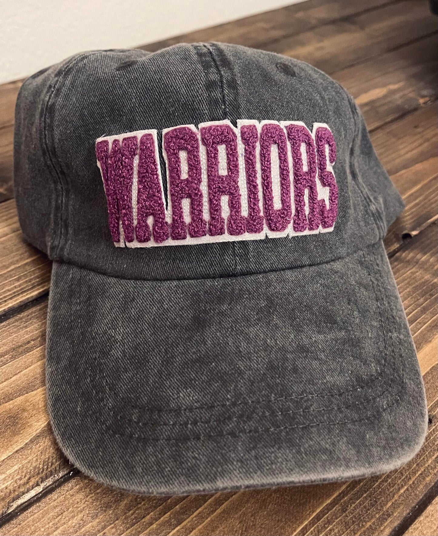 WARRIORS - Vintage Chenille Patch Cap