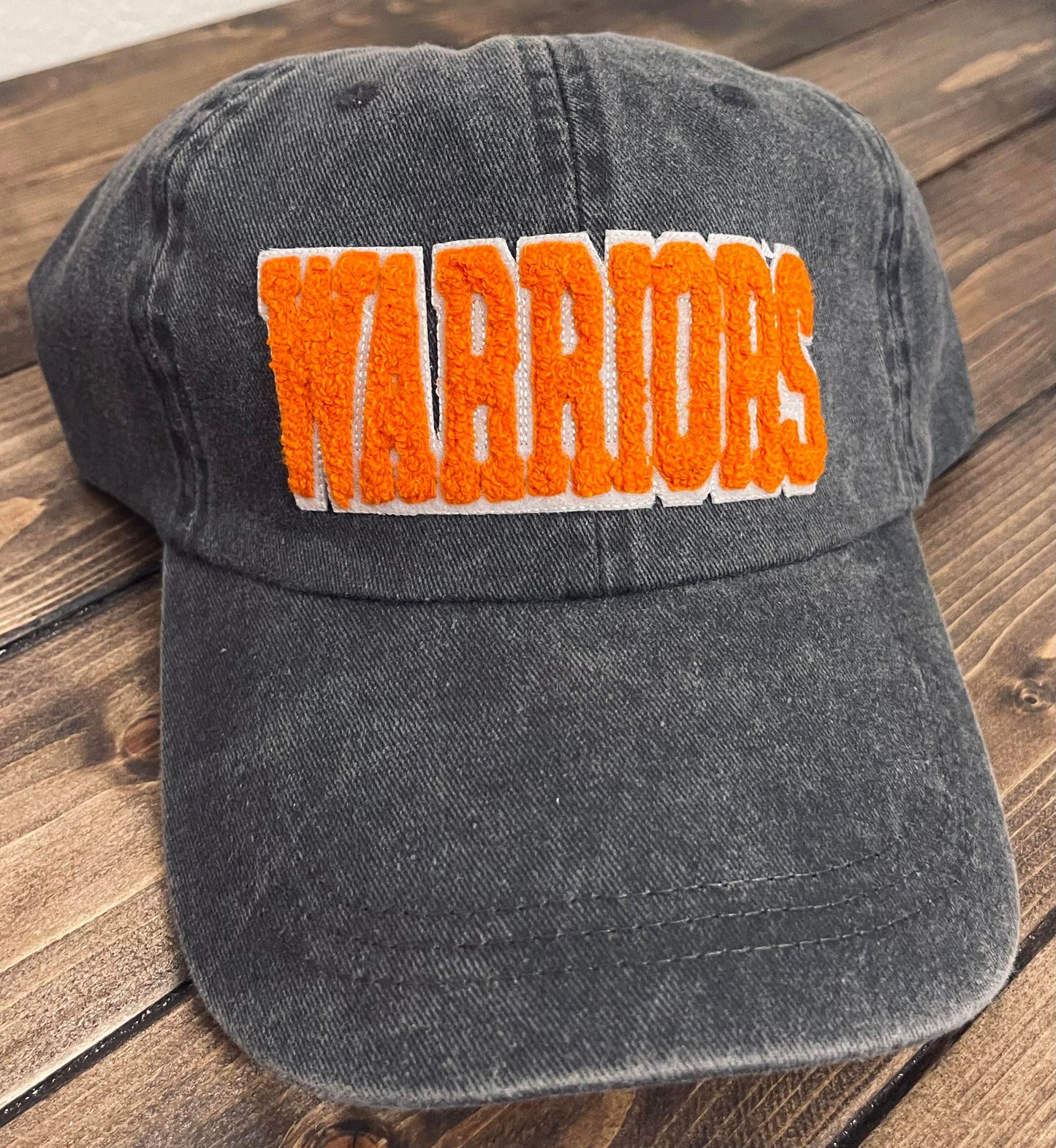WARRIORS - Vintage Chenille Patch Cap
