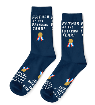 Men's Socks - Father of the Year - Father's Day Gift