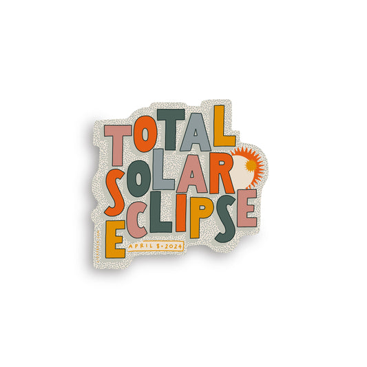 Vintage Eclipse Vinyl Sticker