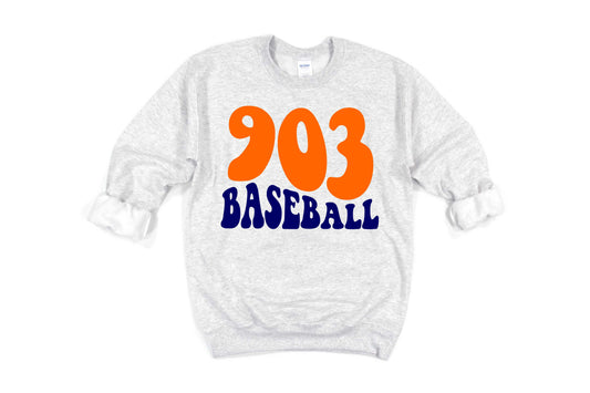 903 Baseball Retro School Spirit Sweatshirt