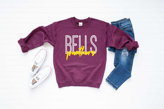 Bells Panthers Throwback - Short/Long Sleeve & Sweatshirt