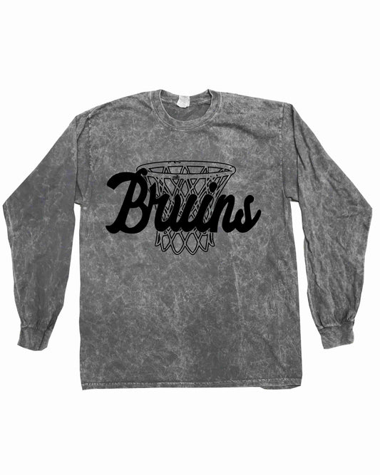 Bruins - Grunge Basketball Nets - Short & Long Sleeve