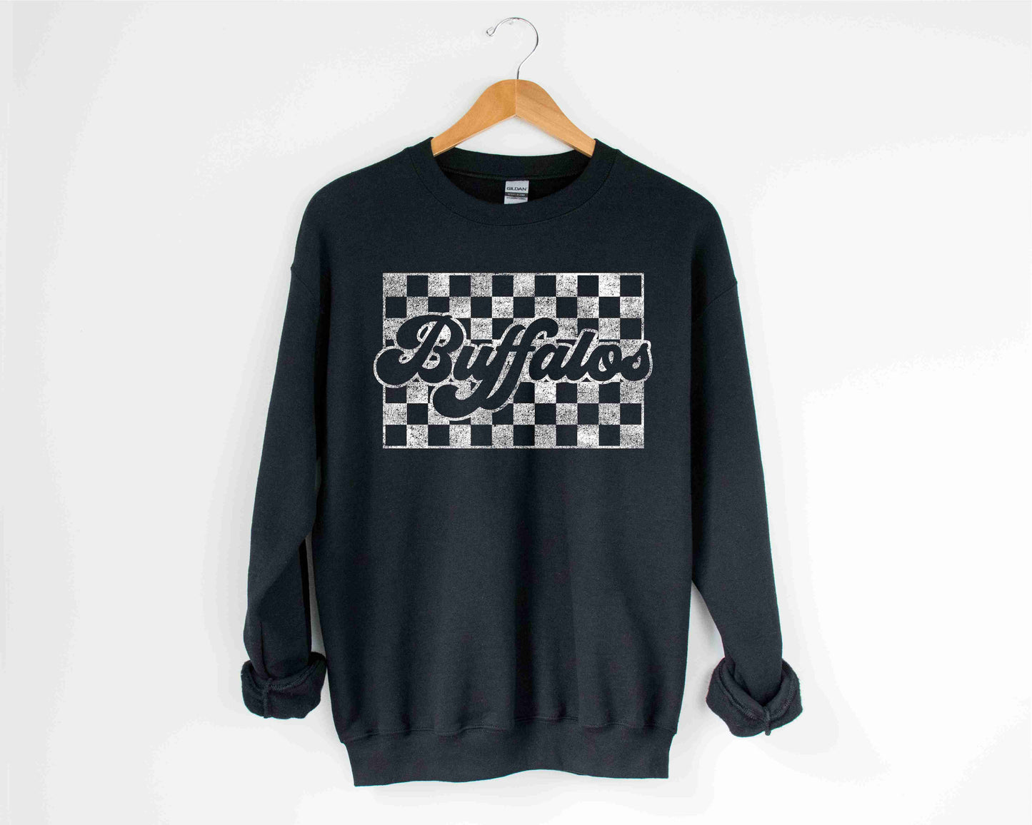 Buffaloes Checkered Sweatshirt