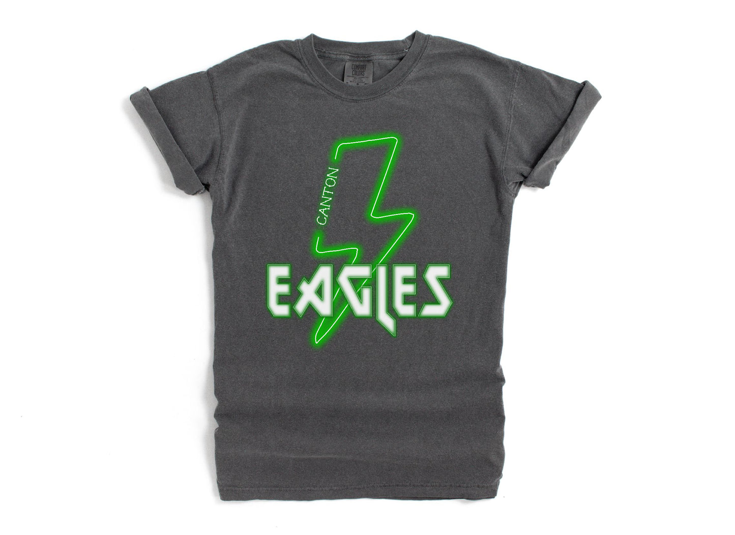 Canton Eagles - Neon Lightning Bolt