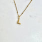 Bri Bubble Initial Necklace