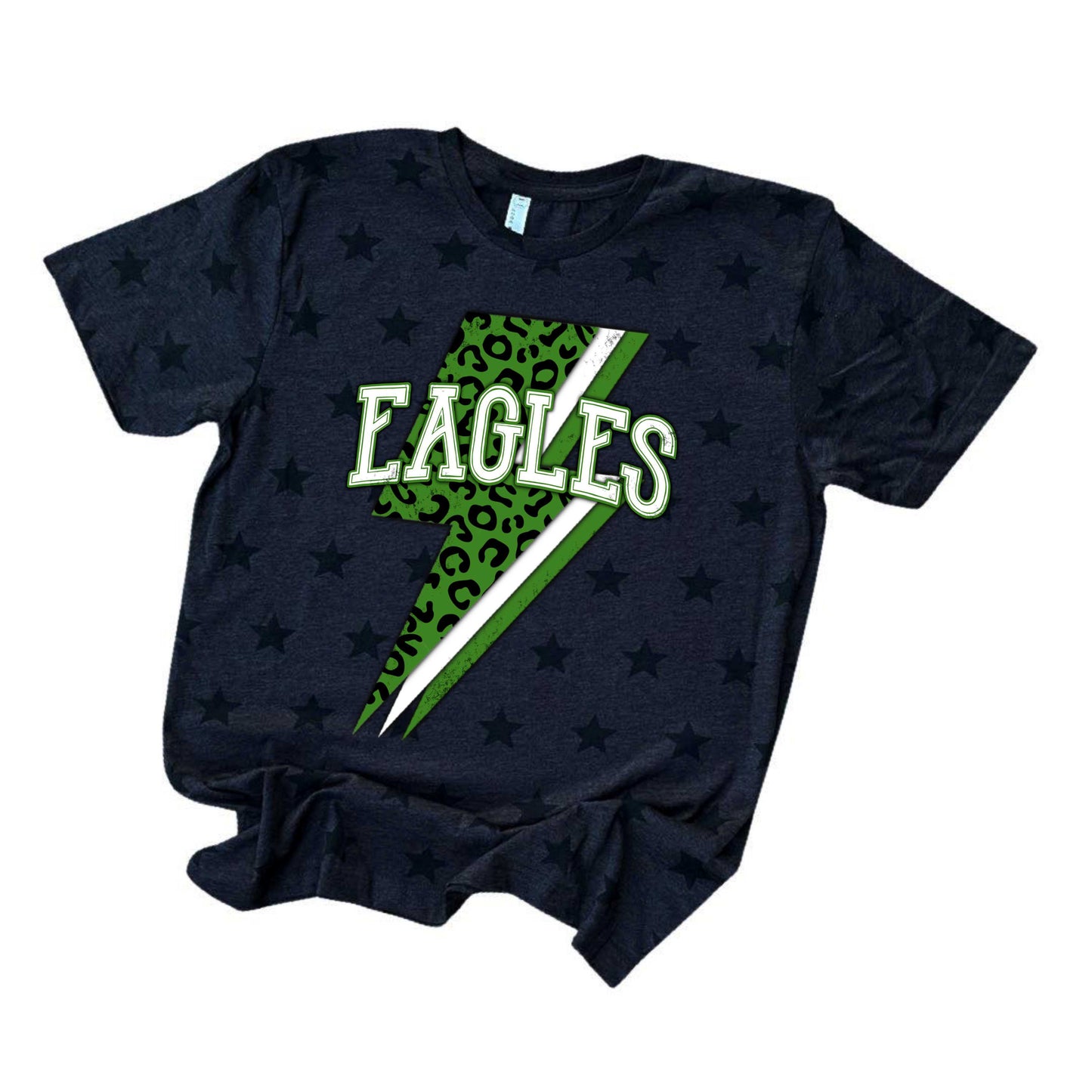 Canton Eagles Lightning Bolt Mascot Tee