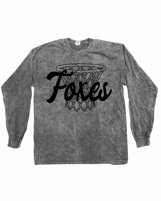 Foxes - Grunge Basketball Nets - Short & Long Sleeve