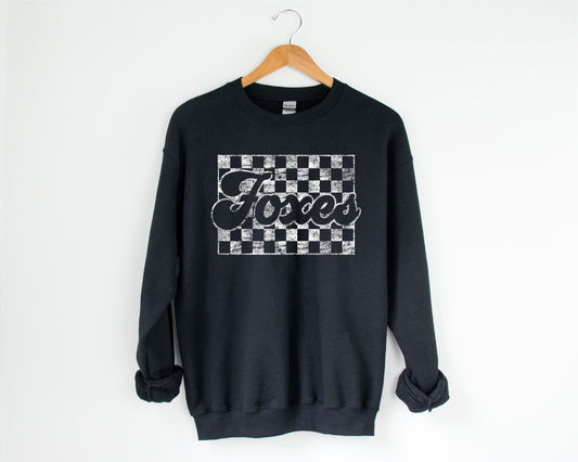 Foxes Checkered Sweatshirt