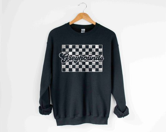 Greyhounds Checkered Sweatshirt