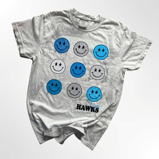 Hays Hawks Retro Smiley Spirit Tee