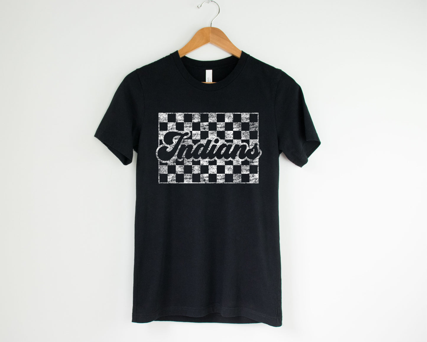 Indians Checkered T-Shirt