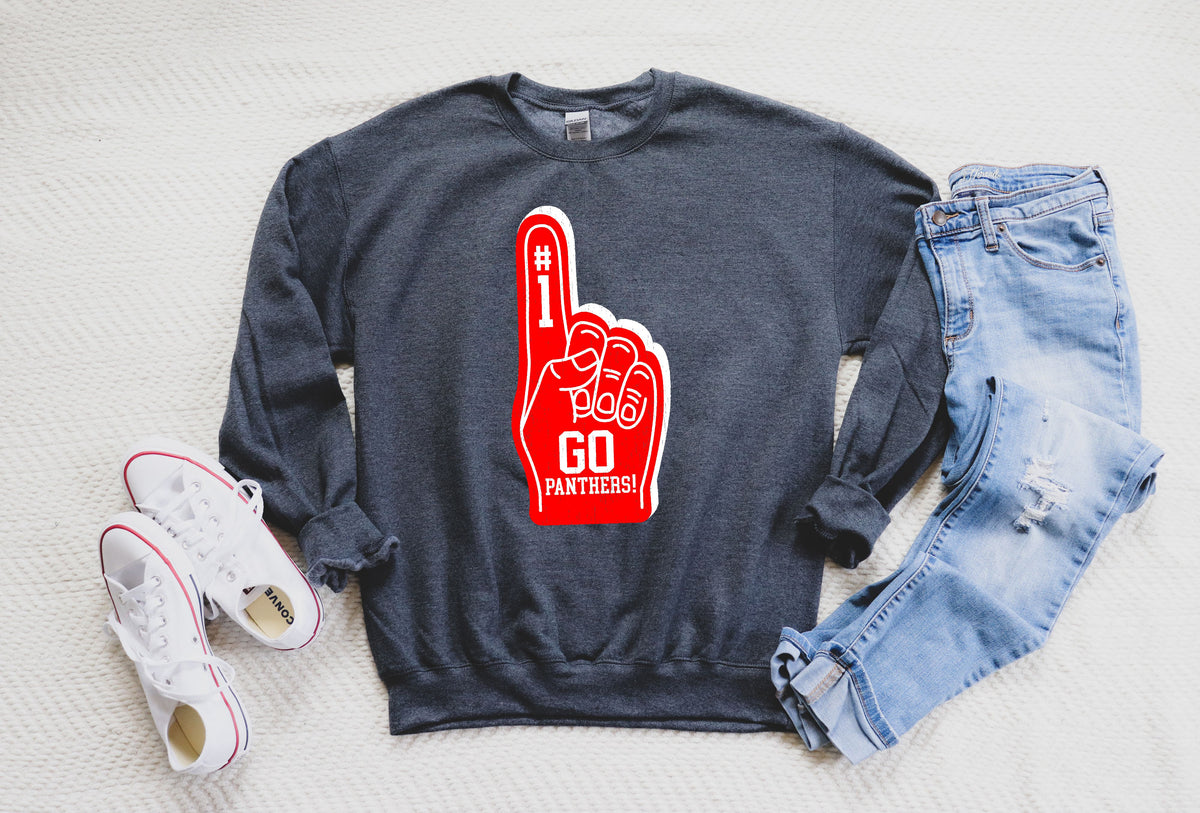 North Hopkins Panthers Foam Finger Sweatshirt