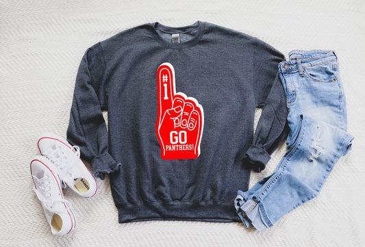North Hopkins Panthers Foam Finger Sweatshirt