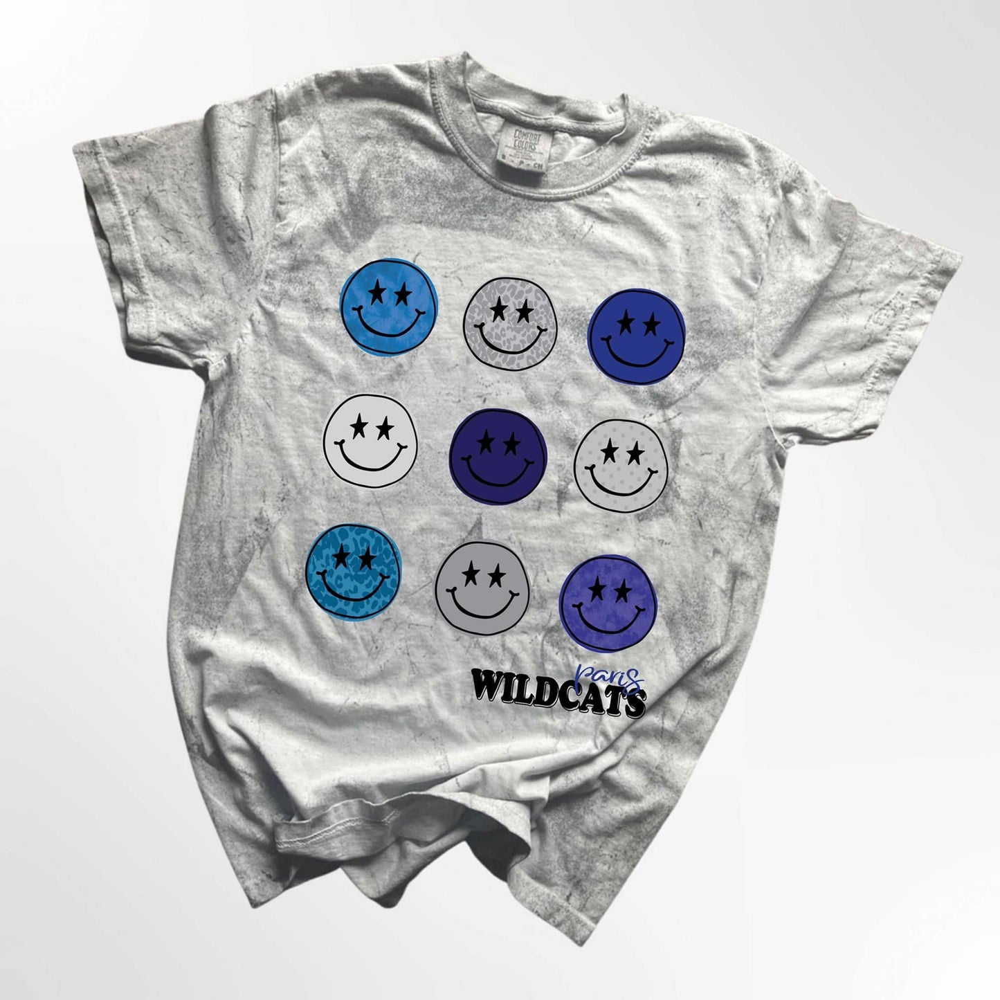 Paris Wildcats Retro Smiley Spirit Tee