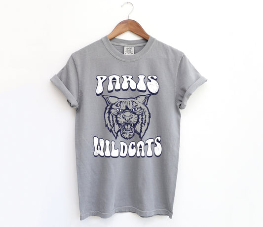 Paris Wildcats - Old School Mascot