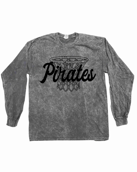 Pirates - Grunge Basketball Nets - Short & Long Sleeve