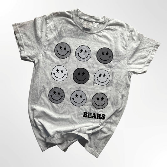 Wyandotte Bears Retro Smiley Spirit Tee
