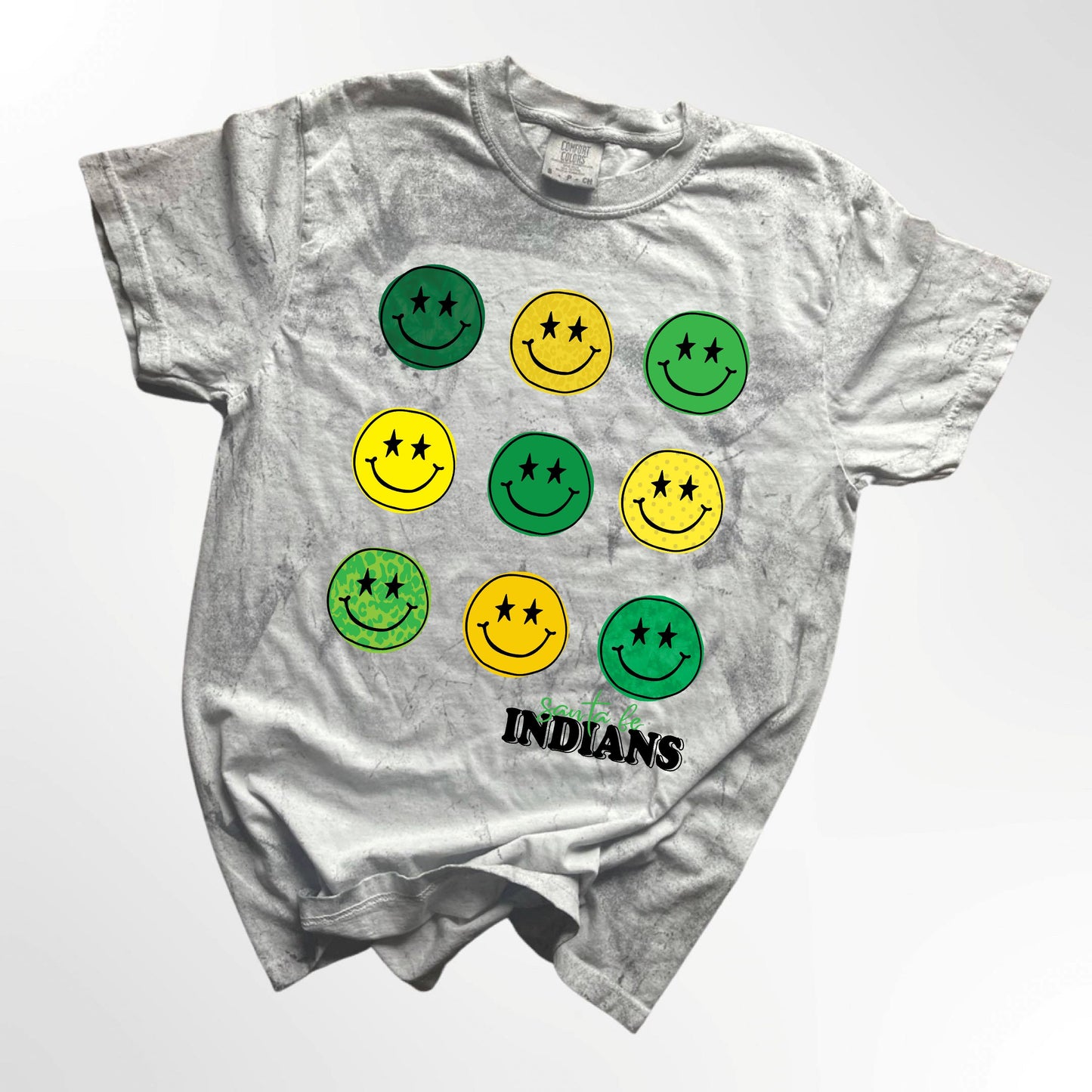 Santa Fe Indians Retro Smiley Spirit Tee