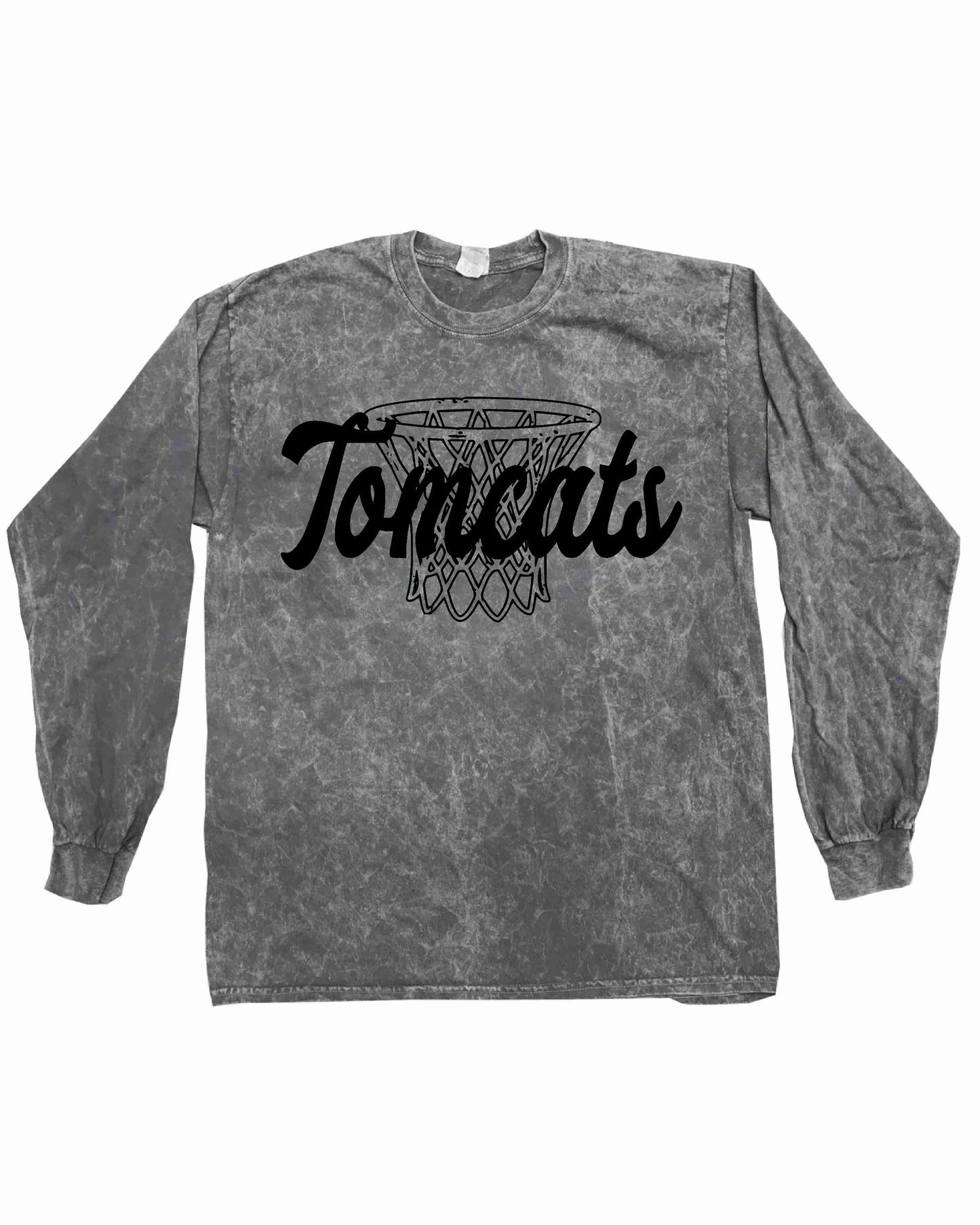 Tomcats - Grunge Basketball Nets - Short & Long Sleeve