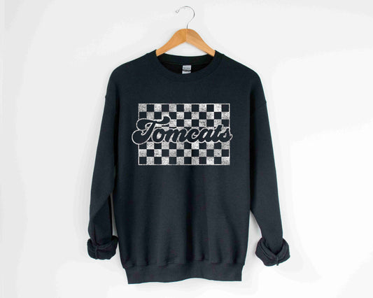 Tomcats Checkered Sweatshirt