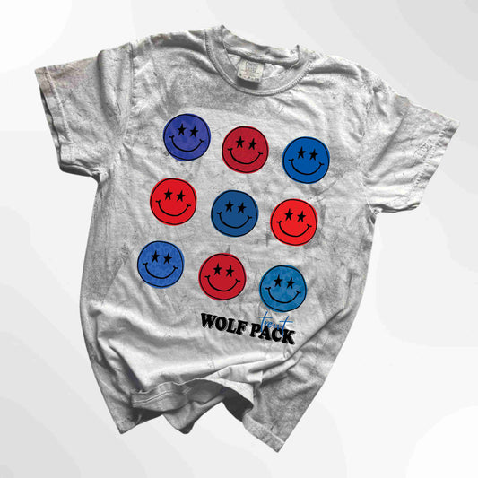 Trent Wolf Pack Retro Smiley Spirit Tee