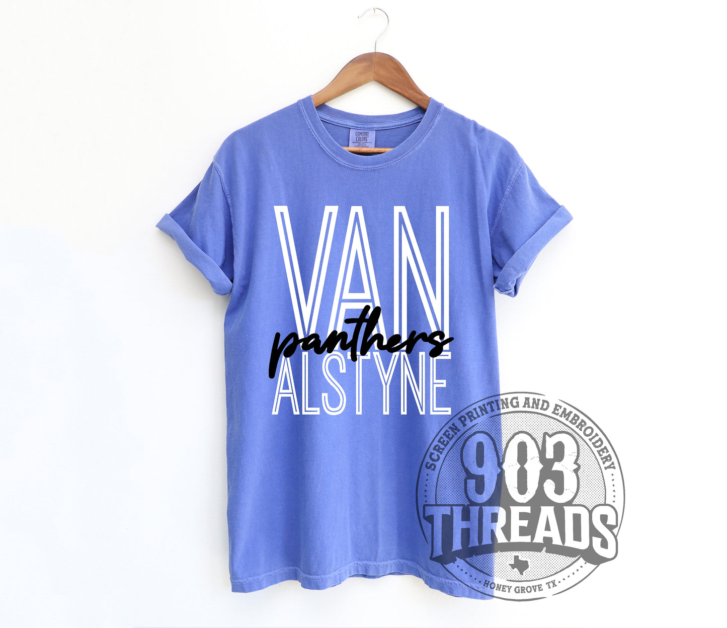 Van Alstyne Panthers Throwback - Comfort Colors