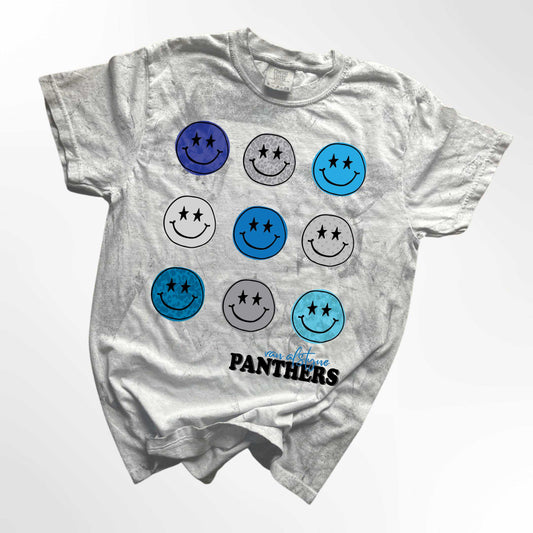 Van Alstyne Panthers Retro Smiley Spirit Tee