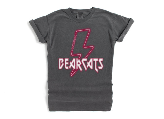 Whitesboro Bearcats - Neon Lightning Bolt