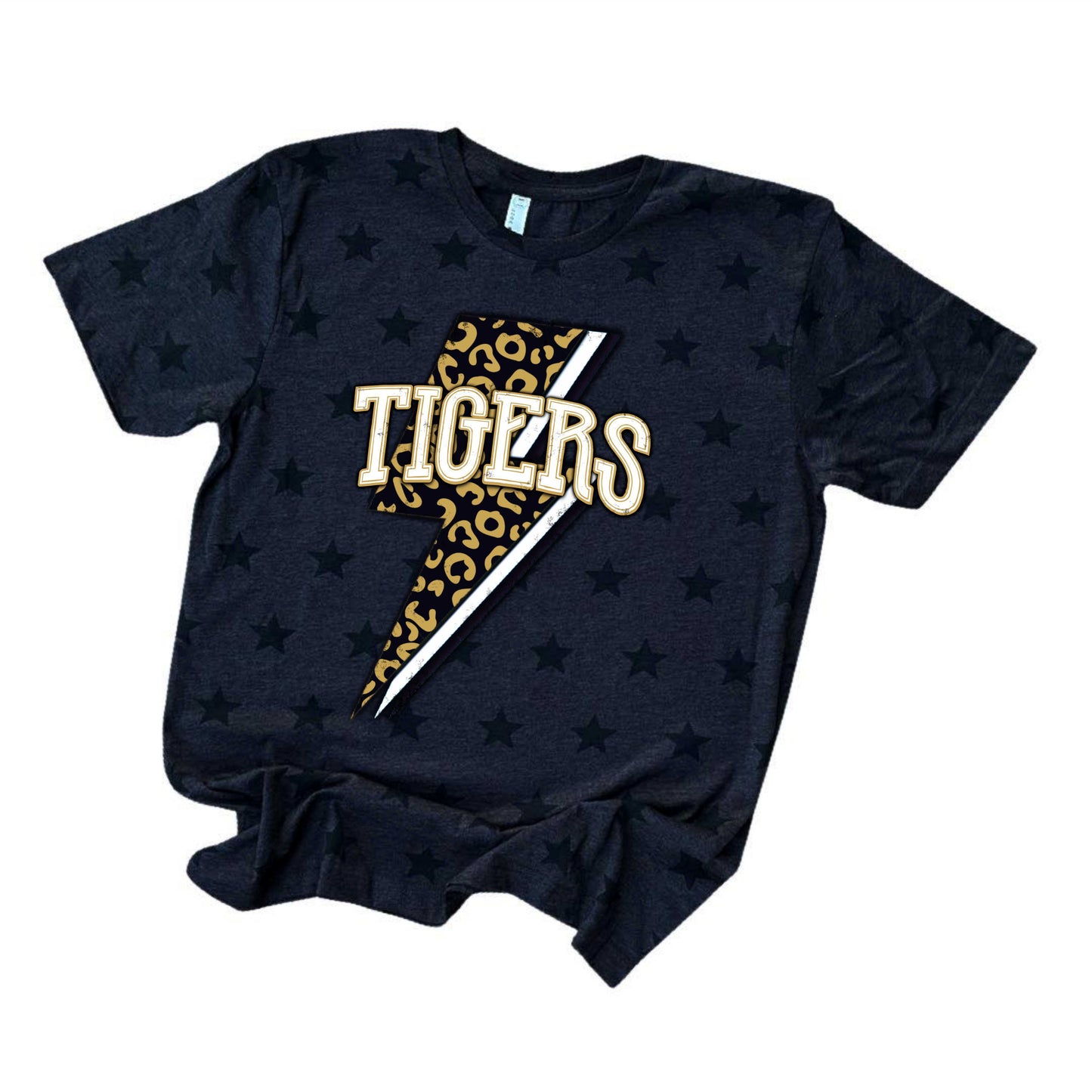 Whitewright Tigers Lightning Bolt Tee